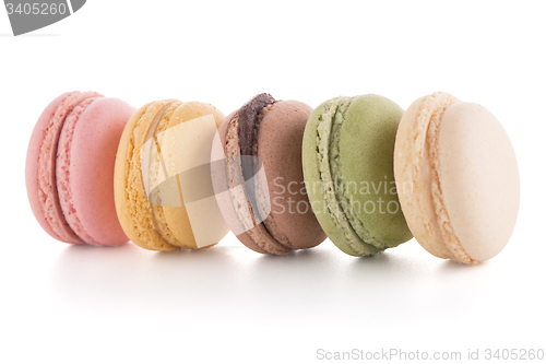 Image of Colorful French Macarons