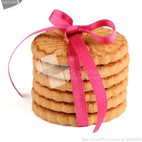 Image of Festive wrapped rings biscuits