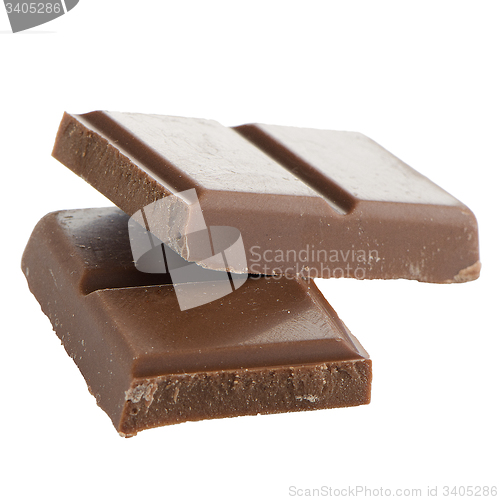 Image of Closeup detail of chocolate parts