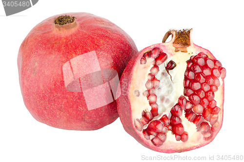 Image of Ripe pomegranate fruit