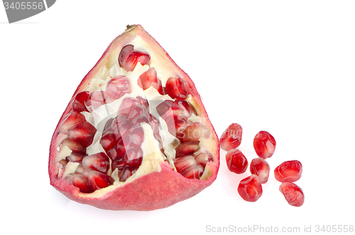 Image of Ripe pomegranate fruit