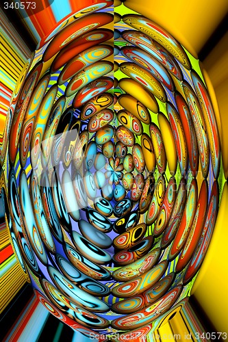 Image of Abstract 3d background