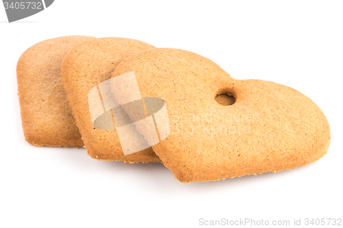 Image of Christmas decoration: heart shaped gingerbread 