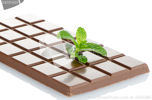 Image of Closeup detail of chocolate