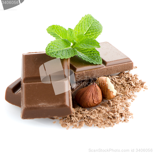 Image of Chocolate Bar with hazelnuts