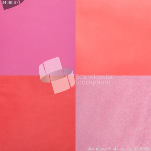 Image of Set of pink leather samples