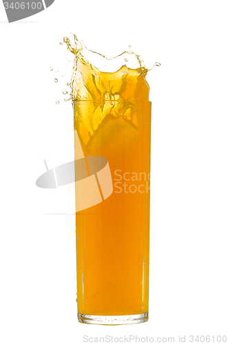 Image of Orange juice splash