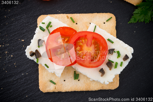 Image of Crispbread with fromage