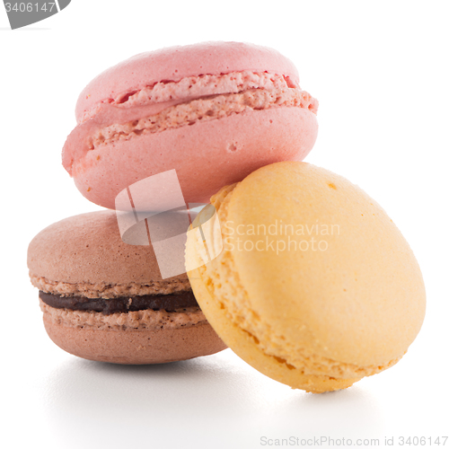 Image of Colorful French Macarons