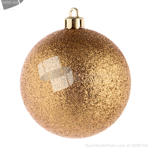 Image of Golden christmas ball