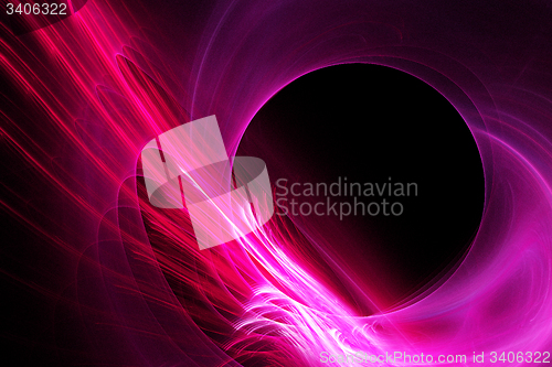 Image of Fractal image: \"Galaxy\'s black hole\"
