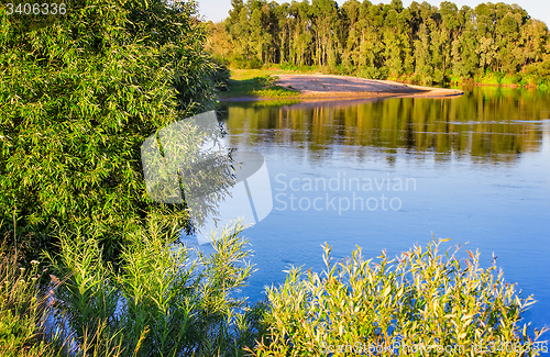 Image of Landscape with the image of the river and the surrounding nature