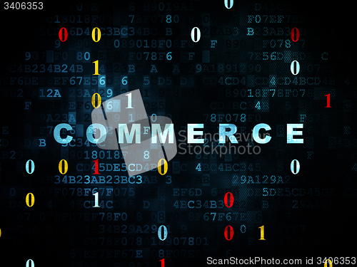Image of Business concept: Commerce on Digital background