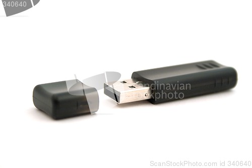 Image of usb storage on a white background. isolated