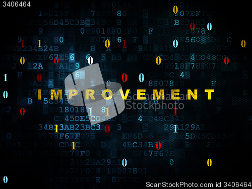 Image of Finance concept: Improvement on Digital background