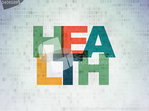 Image of Healthcare concept: Health on Digital Paper background