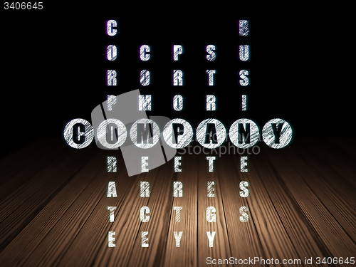 Image of Business concept: word Company in solving Crossword Puzzle