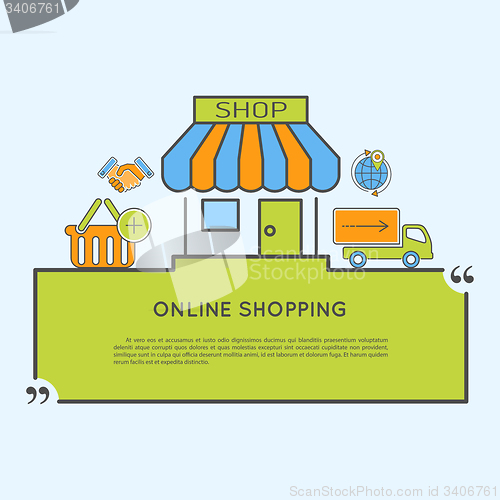 Image of Internet Shopping Concept