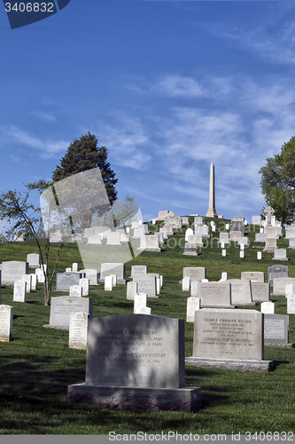 Image of Graves at the Arlington Cemetery