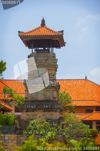 Image of Pagoda Tower at a Temple in Southeast Asia