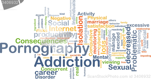 Image of Pornography addiction background concept