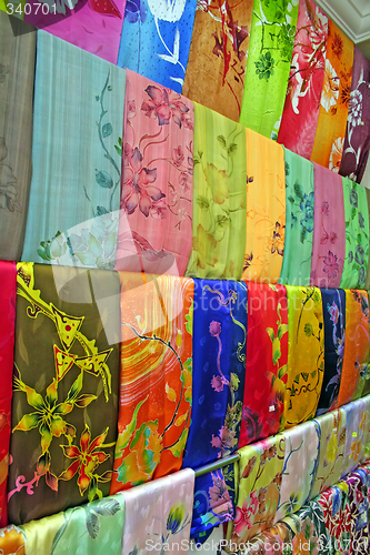 Image of Traditional asian fabrics