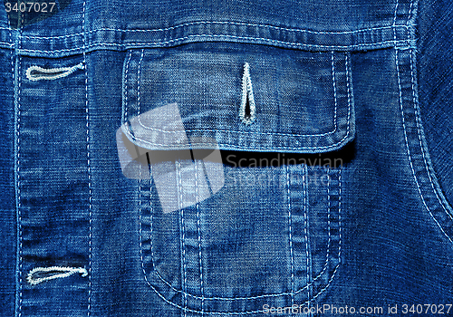 Image of Blue jeans jacket 