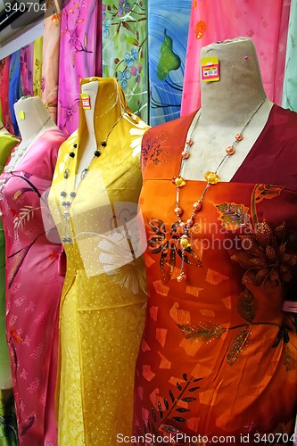 Image of Traditional asian fabrics