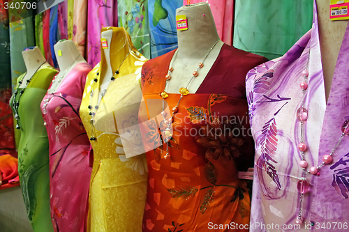 Image of Traditional asian fabrics