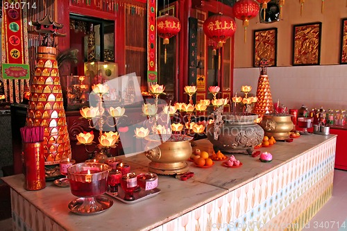 Image of Chinese altar