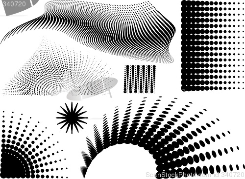 Image of halftone elements