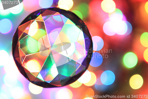 Image of color christmas lights background