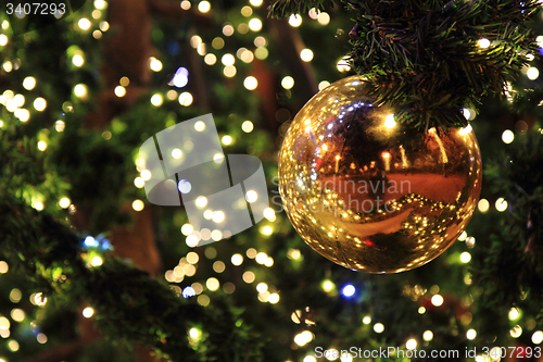 Image of color christmas lights background