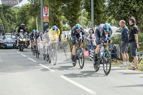 Image of Team Sky - Team Time Trial 2015