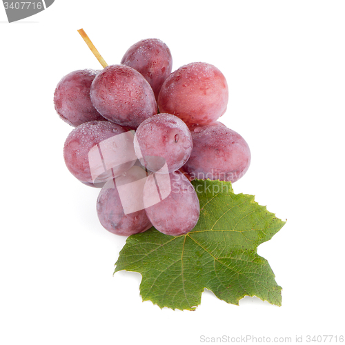 Image of Bunch of red grapes