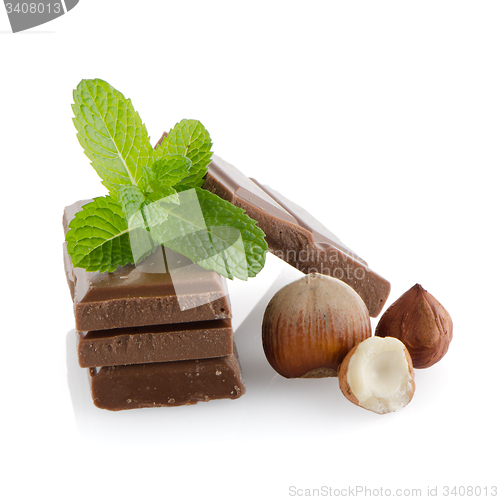 Image of Chocolate Bar with hazelnuts