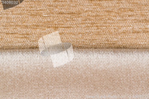 Image of Brown fabric texture