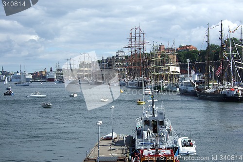 Image of Tall Ship's Race in Stockholm July 2007