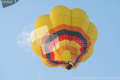 Image of Yellow hot-air balloon