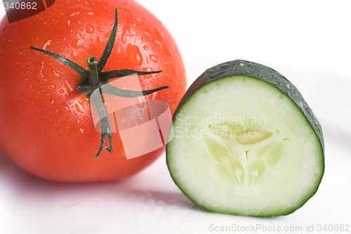 Image of Tomato and cucumber