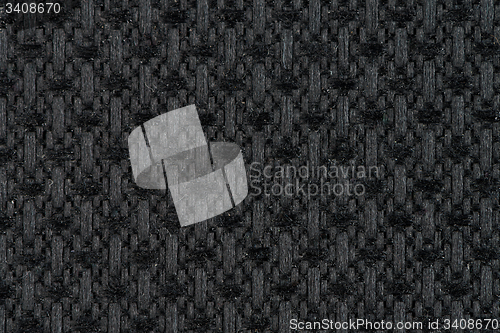 Image of Black fabric texture 