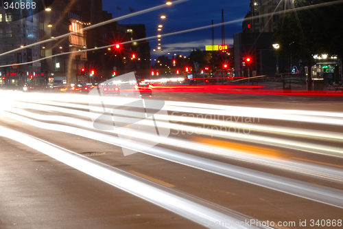 Image of Traffic by night