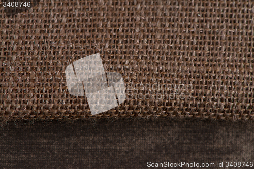 Image of Brown fabric texture