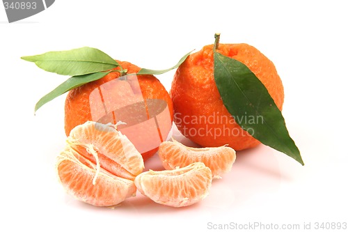 Image of mandarins and slices