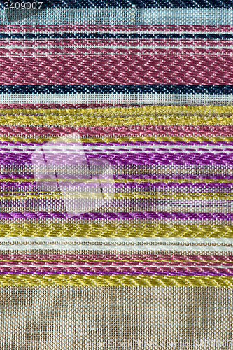 Image of Multi color fabric texture