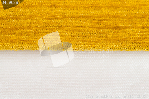 Image of Yellow fabric texture