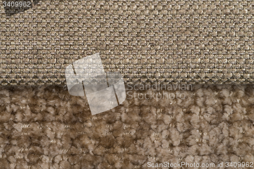 Image of Brown fabric texture