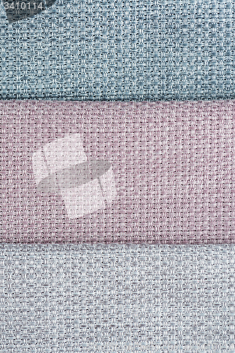 Image of Multi color fabric texture samples