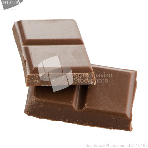 Image of Closeup detail of chocolate parts