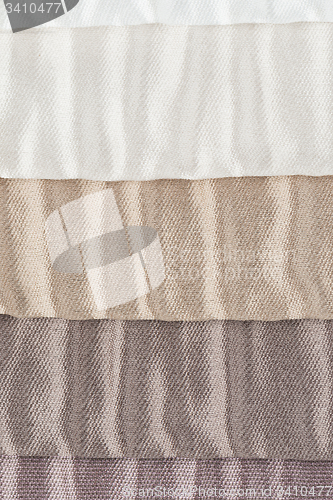 Image of Multi color fabric texture samples